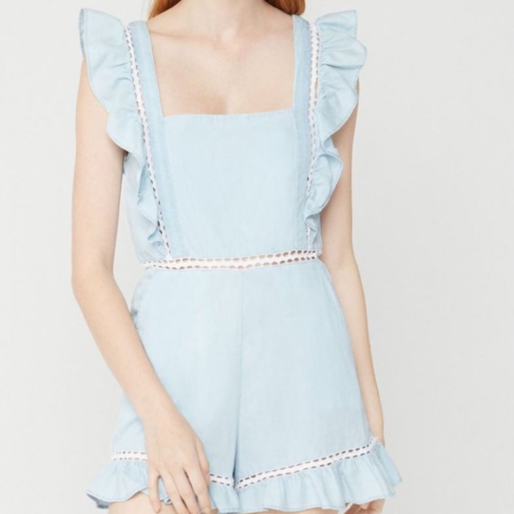 BCBG Ruffle Romper